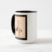 Varga Girl Cover Art by Alberto Vargas マグカップ (正面左)