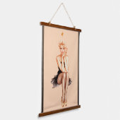 Varga Girl Cover Art by Alberto Vargas 吊り下げ型タペストリー (傾斜あり)