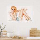 VARGASによるピンアップ美しい-ヴィンテージポスター最高の ポスター (キッチン)