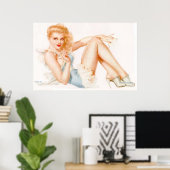 VARGASによるピンアップ美しい-ヴィンテージポスター最高の ポスター (ホームオフィス)