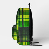 VARIANTタータンチェック抽象化鮮やか プリントバックパック (右)