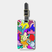 Variation anti géométrique  ラゲッジタグ (正面縦)