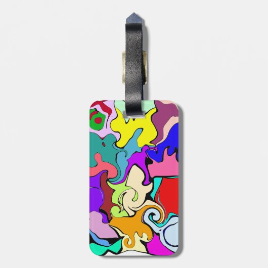 Variation anti géométrique  ラゲッジタグ (裏面縦)