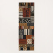 Variations of African motifs in earth tones ヨガマット (裏面)