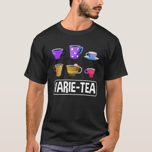 Varie Tea Graphic Tea Drinker Cup Of Tea Brewing T Tシャツ (正面)