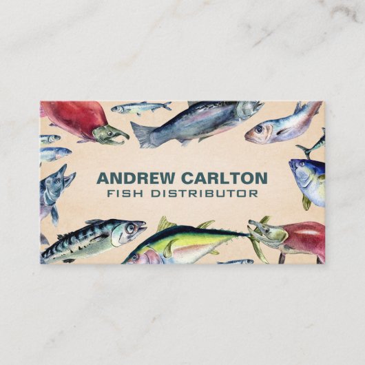Varietal Fish | Fishing 名刺 (正面)