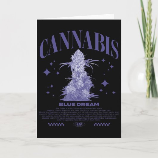 Variété Hybride Sativa de Noël Blue Dream カード (正面)