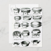 Various Cooking Vessels, 1570 ポストカード (正面/裏面)