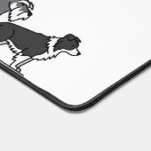 Various Dog Breeds in a Row デスクマット (コーナー)