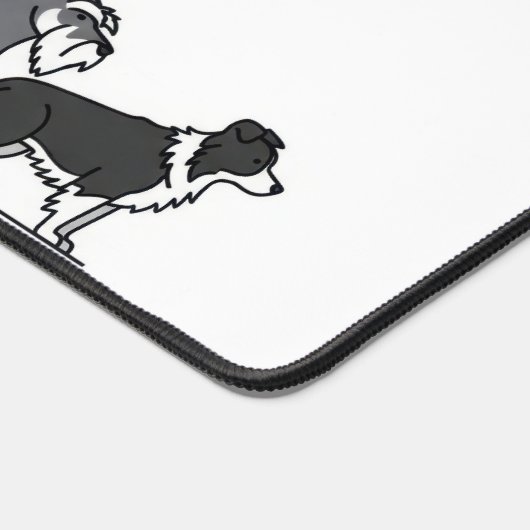 Various Dog Breeds in a Row デスクマット (コーナー)