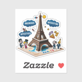 Various Places: Coffee in Paris Sticker #2 シール