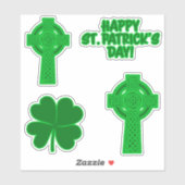 Various St. Patrick's Dayカスタム-Cutting Vinyl Sticke シール (シート)