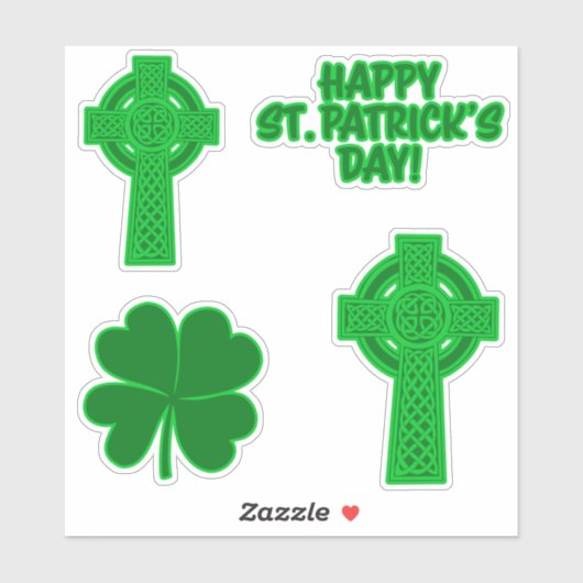 Various St. Patrick's Dayカスタム-Cutting Vinyl Sticke シール (シート)