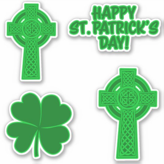 Various St. Patrick's Dayカスタム-Cutting Vinyl Sticke シール (正面)
