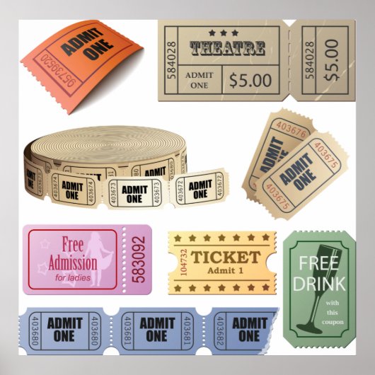 Various Tickets ポスター (正面)