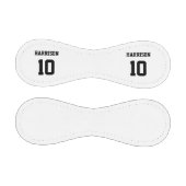 Varsityスポーツブラックカスタムチーム名番号 野球ボール (パネル)