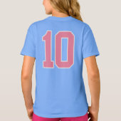 VARSITY二重数字#10誕生日T Tシャツ (裏面)