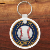 Varsity Baseball Red Stitch Keychain キーホルダー (裏面)
