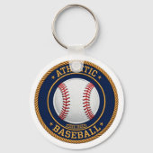 Varsity Baseball Red Stitch Keychain キーホルダー (裏面)