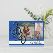 Varsity Blue 2020卒業Tri写真 招待状 (スタンド正面)