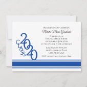 Varsity Blue 2020卒業Tri写真 招待状 (裏面)