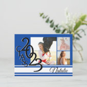 Varsity Blue 2023卒業Tri写真 招待状 (スタンド正面)