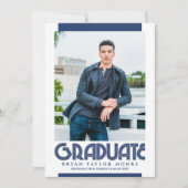 Varsity Blues大学院の写真発表 招待状 (正面)