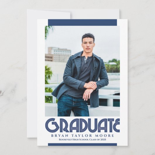 Varsity Blues大学院の写真発表 招待状 (正面)