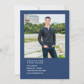 Varsity Blues大学院の写真発表 招待状 (裏面)