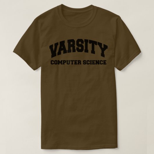 Varsity Computer おもしろい Science Dev Programming De Tシャツ (デザイン正面)