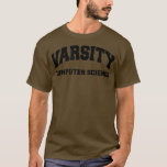 Varsity Computer おもしろい Science Dev Programming De Tシャツ<br><div class="desc">Varsity Computer Science おもしろい Dev Programming Developer.</div>