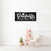 Varsity Graduate Bold Black Script 横断幕 (インサイチュ)