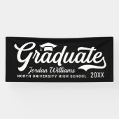 Varsity Graduate Bold Black Script 横断幕 (横)