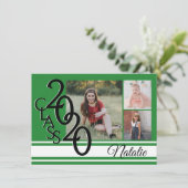 Varsity Green 2020卒業Tri Photo 招待状 (スタンド正面)