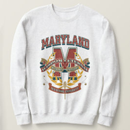 Varsity letter M University of Maryland  スウェットシャツ