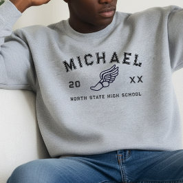 Varsity Letter Sports Graduation Custom Athlete スウェットシャツ