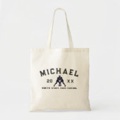 Varsity Letter Sports Graduation Custom Athlete トートバッグ (正面)