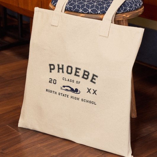 Varsity Letter Sports Graduation Custom Athlete トートバッグ