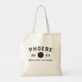 Varsity Letter Sports Graduation Custom Athlete トートバッグ (裏面)