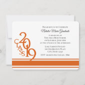 Varsity Orange 2019卒業Tri写真 招待状 (裏面)