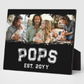 Varsity Pops 3 写真 おじいちゃんのニックネーム 設立年 フォトプラーク (側面)