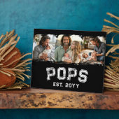 Varsity Pops 3 写真 おじいちゃんのニックネーム 設立年 フォトプラーク (側面)