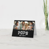 Varsity Pops 3 写真 おじいちゃん ニックネーム 設立年 サンキューカード (正面)