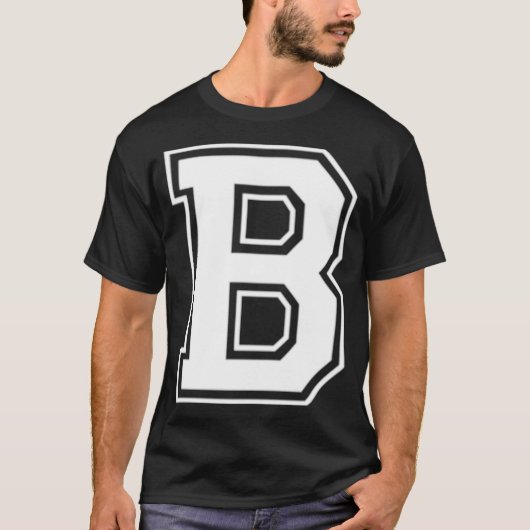 Varsity Sweater with B logo Pullover  Tシャツ (正面)