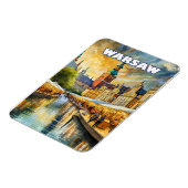 Varsovie, cœur vibrant de la Pologne マグネット (左側)