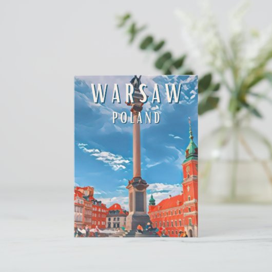 Varsovie, l'étoile montante de l'Europe de l'Est ポストカード (スタンド正面)