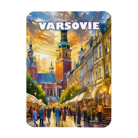 Varsovie, où l’art et la culture foisonnent マグネット (縦)