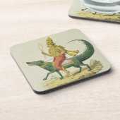 VarunaのチャールズEti著刻まれる海洋の神 コースター (左側)