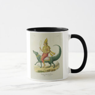 VarunaのチャールズEti著刻まれる海洋の神 マグカップ