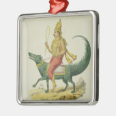 VarunaのチャールズEti著刻まれる海洋の神 メタルオーナメント (左)